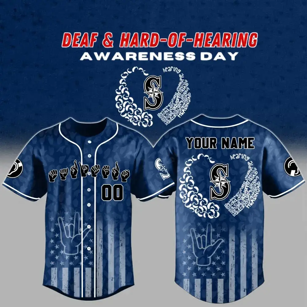 Seattle Mariners Baseball X Deaf & Hard-Of-Hearing Awareness Day Special Edition 2025 Image