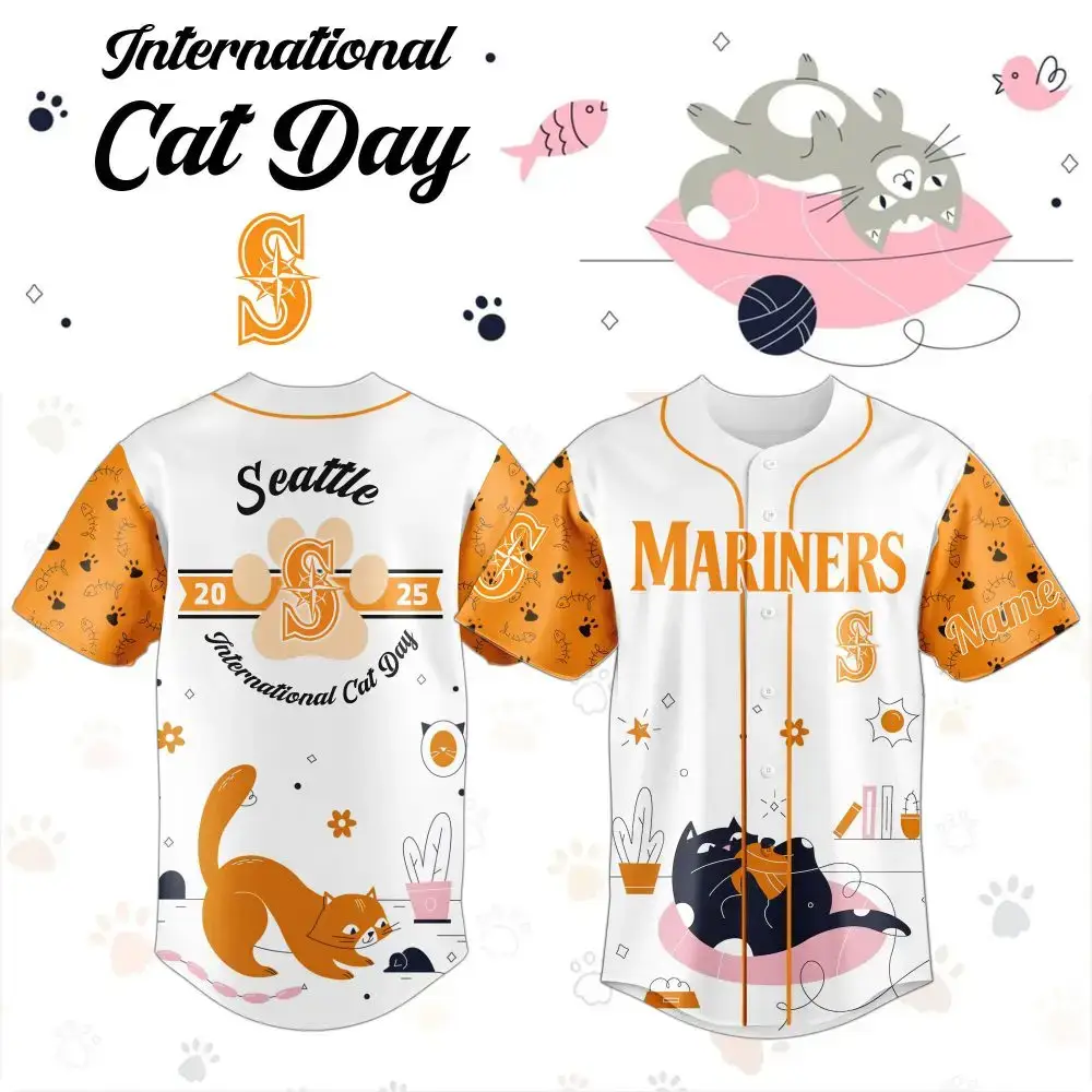 Seattle Mariners Baseball X International Cat Day Special Edition 2025 Image