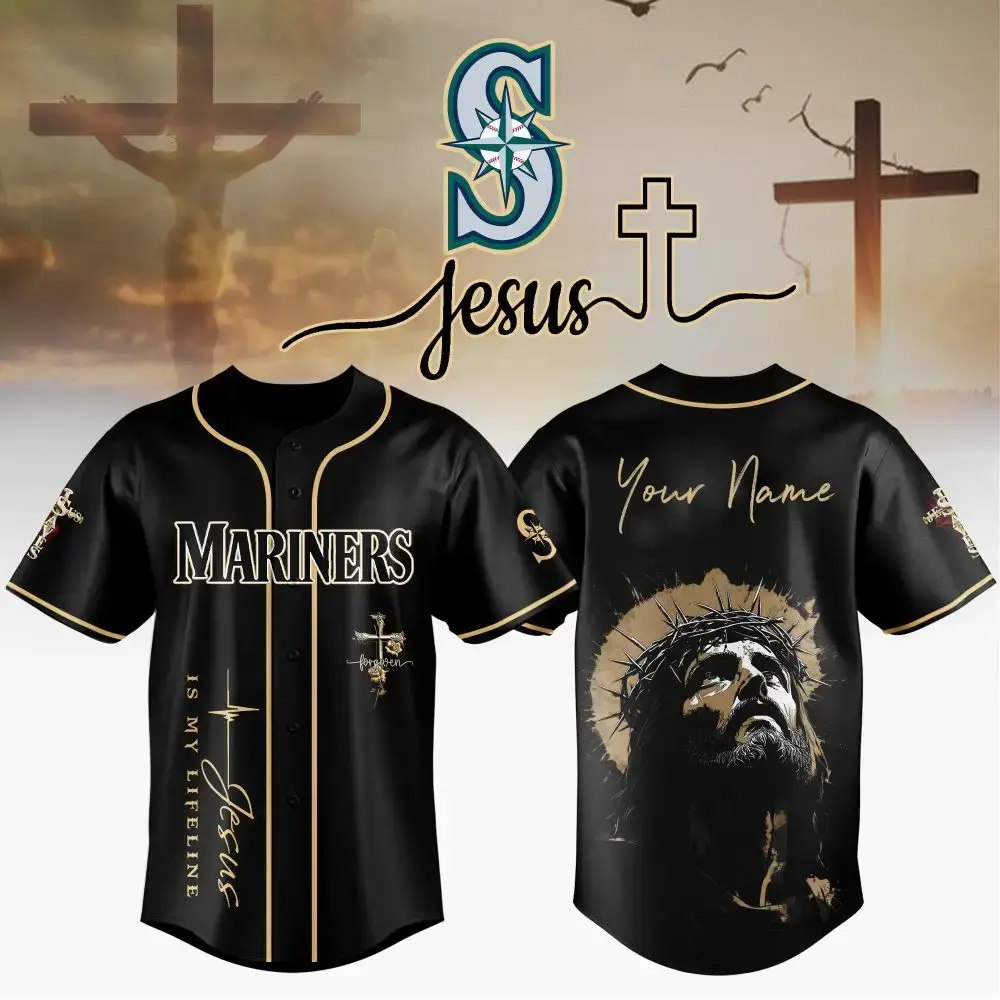 Seattle Mariners Baseball X Jesus Special Edition 2025 Image