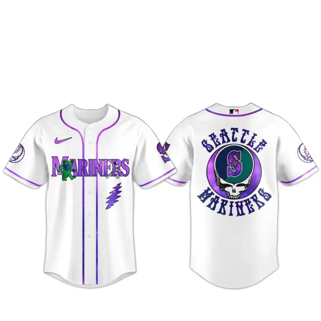 Seattle Mariners Grateful Dead Night 2026 Baseball Jersey Image
