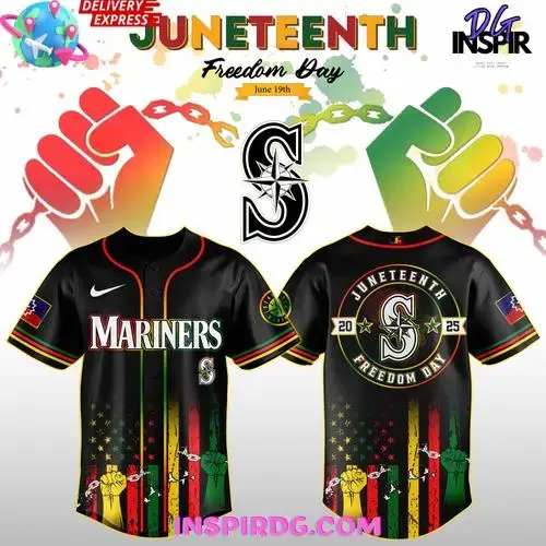 Seattle Mariners Juneteenth Day 2025 Special Jersey Image