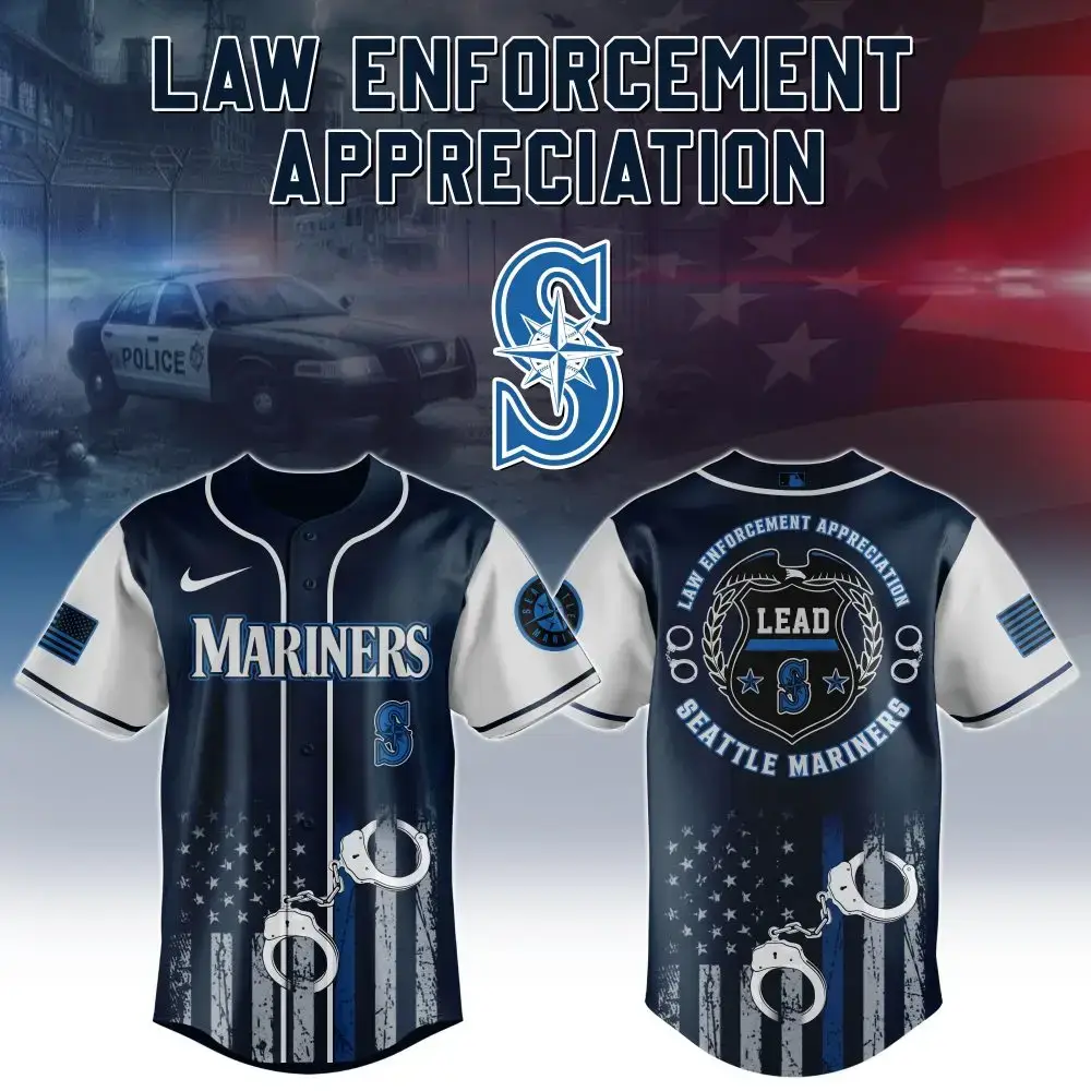 Seattle Mariners Law Enforcement Appreciation Jersey - Honor Heroes In Style Image