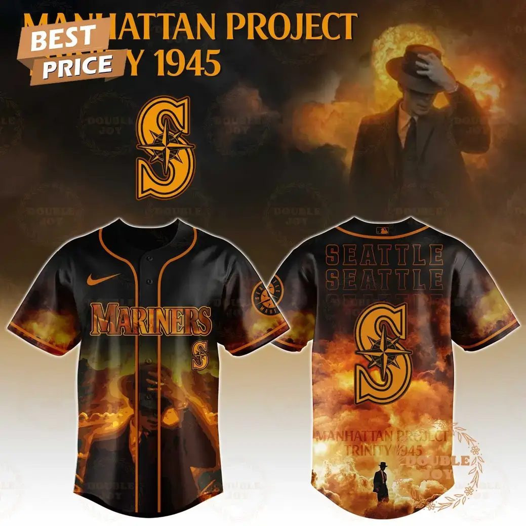 Seattle Mariners Manhattan Project Trinity 1945 Limited Edition Baseball Jersey Image
