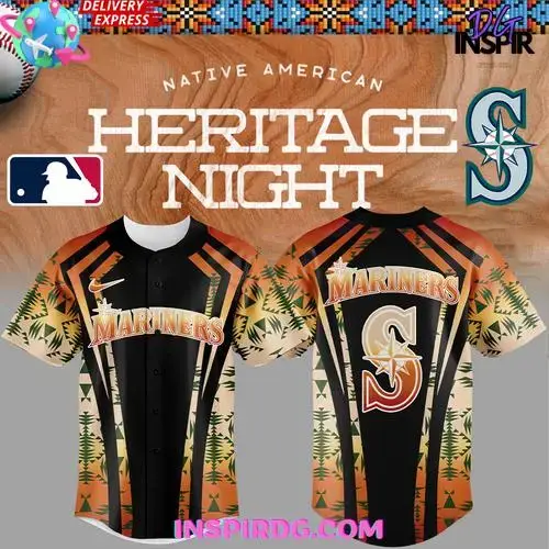Seattle Mariners Native American Heritage Night 2025 Baseball Jersey Image