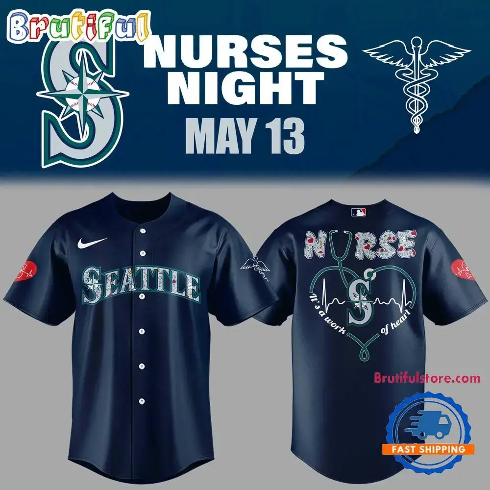 Seattle Mariners Nurses Night 2025 Jersey Shirt Image