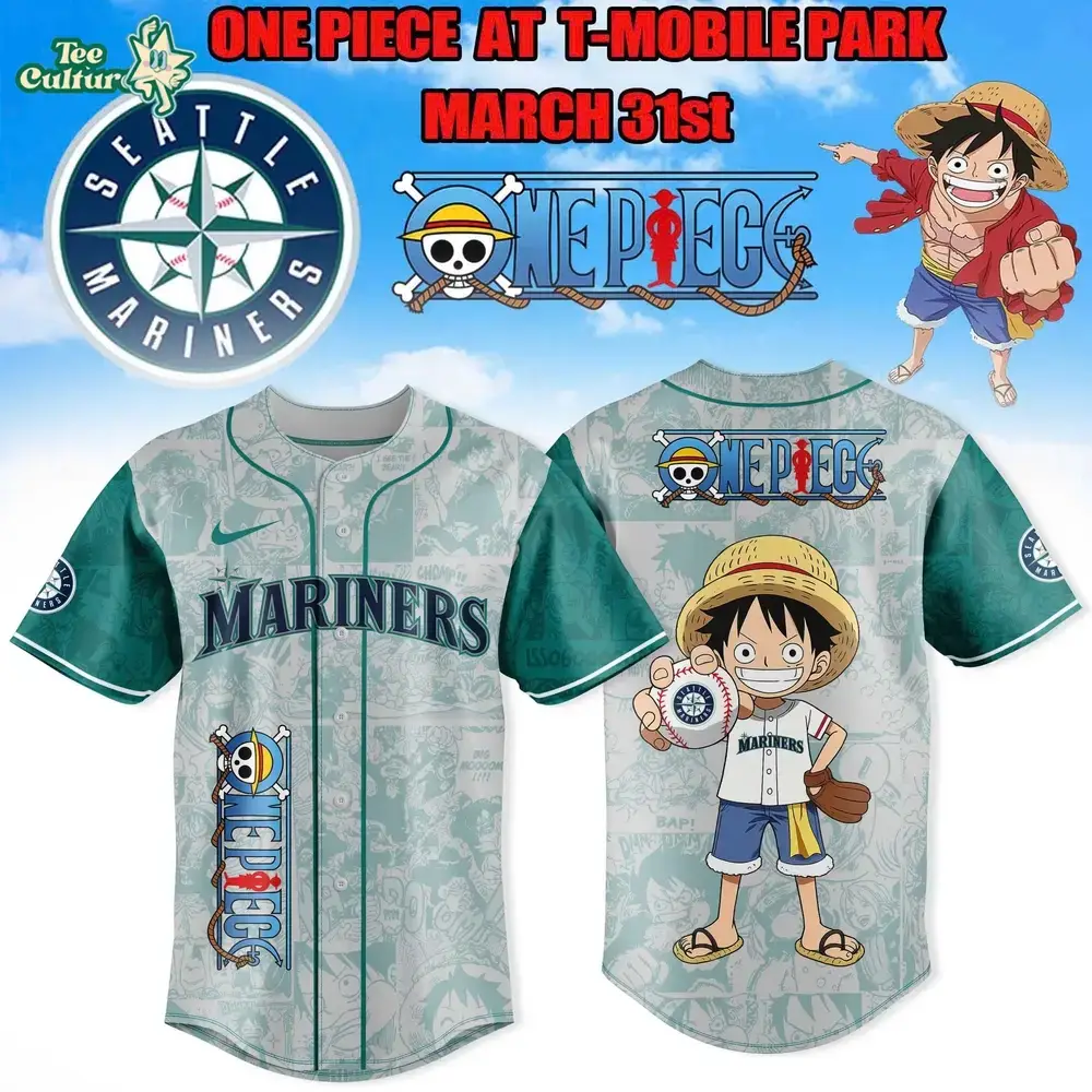 Seattle Mariners One Piece Night at T-Mobile Park 2026 Limited Edition Baseball Jersey Image