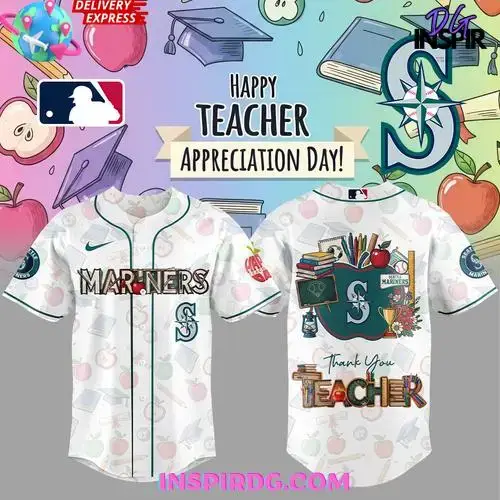Seattle Mariners Teacher Appreciation 2025 Special Baseball Jersey Image