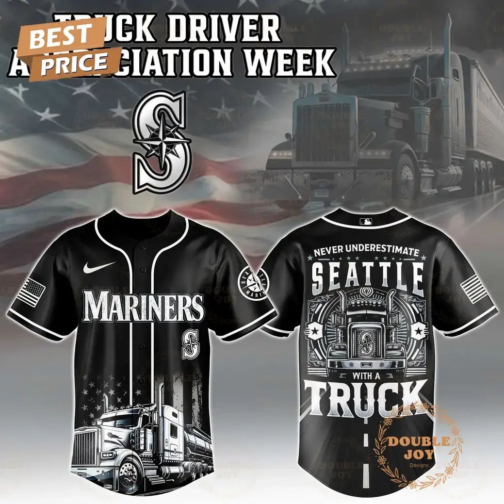 Seattle Mariners Truck Driver Appreciation Week 2025 Limited Edition Baseball Jersey Image