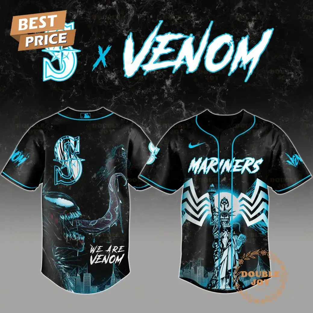 Seattle Mariners We Are Venom 2025 Special Edition Baseball Jersey Image