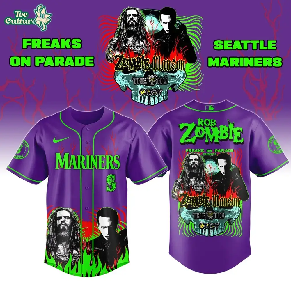 Seattle Mariners x Freaks On Parade Tour 2026 Colab Jersey Limited Edition Image