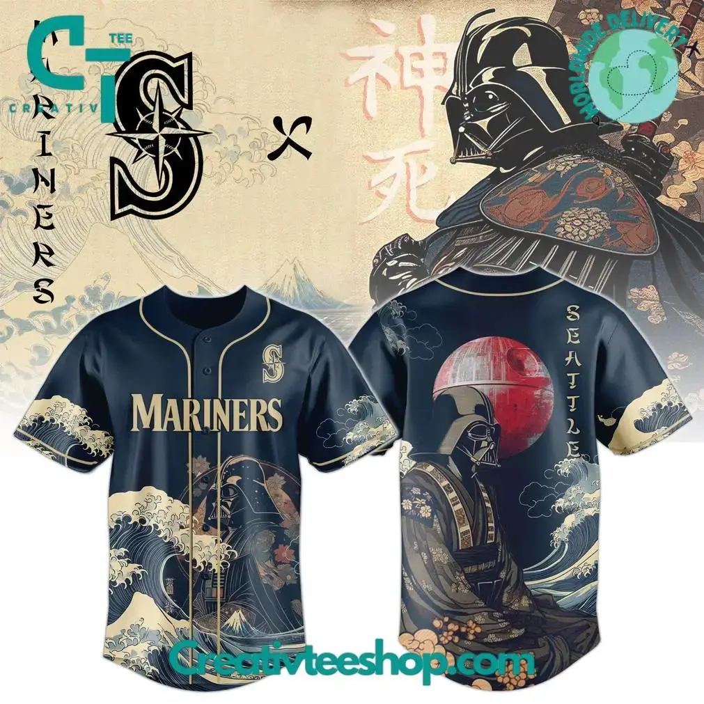 Seattle Mariners X Lord Vader Japan Edition 2025 Baseball Jersey Image