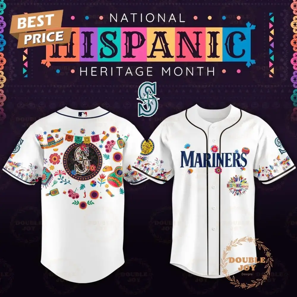Seattle Mariners X National Hispanic Heritage Month 2025 Limited Edition Baseball Jersey Image