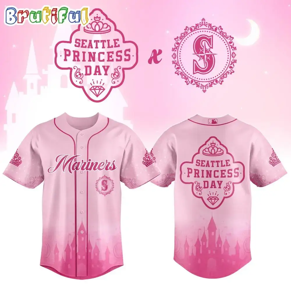 Seattle Mariners X Princess Day 2025 Baseball Jersey Image