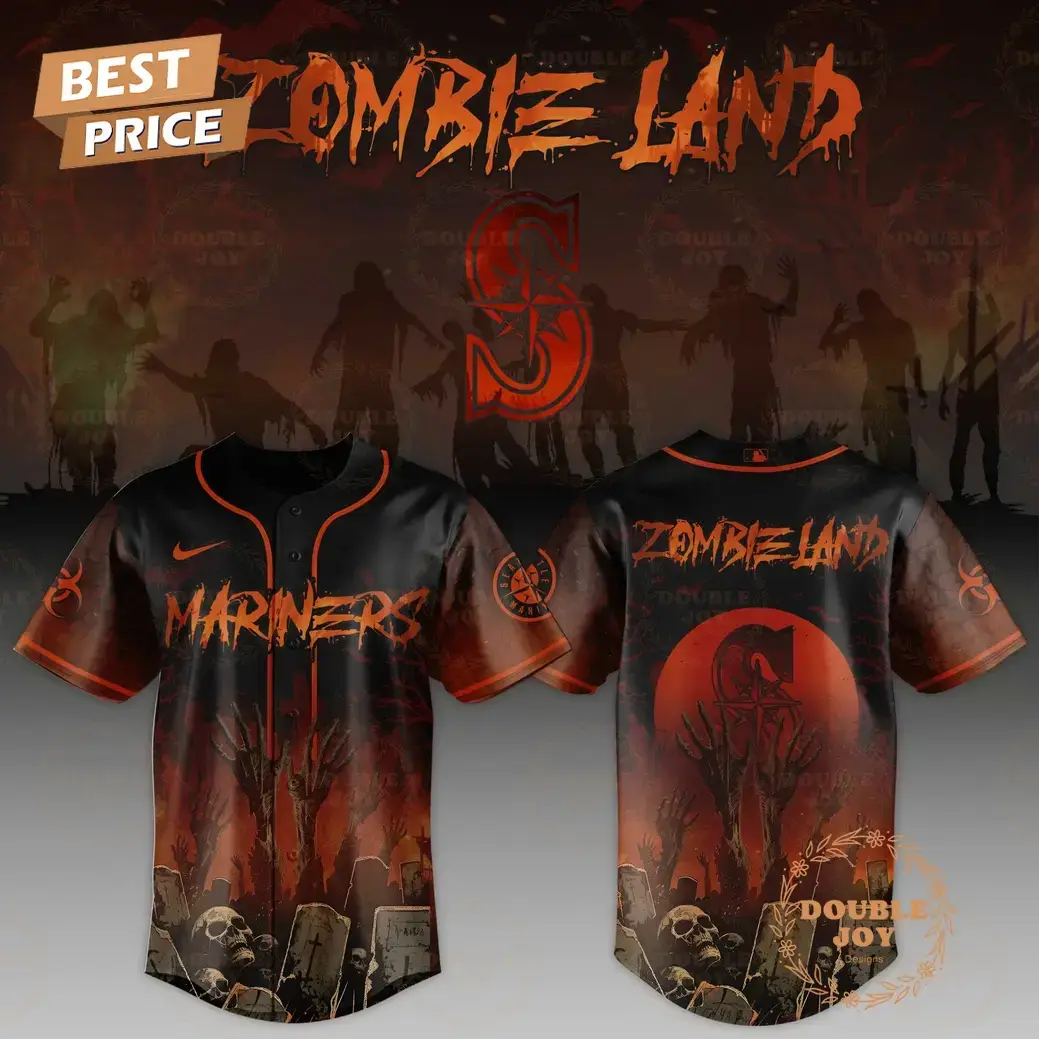 Seattle Mariners ZombieLand 2025 Limited Edition Baseball Jersey Image