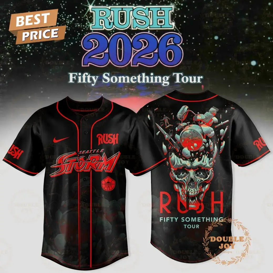 Seattle Storm x RUSH Tour 2026 Baseball Jersey Image