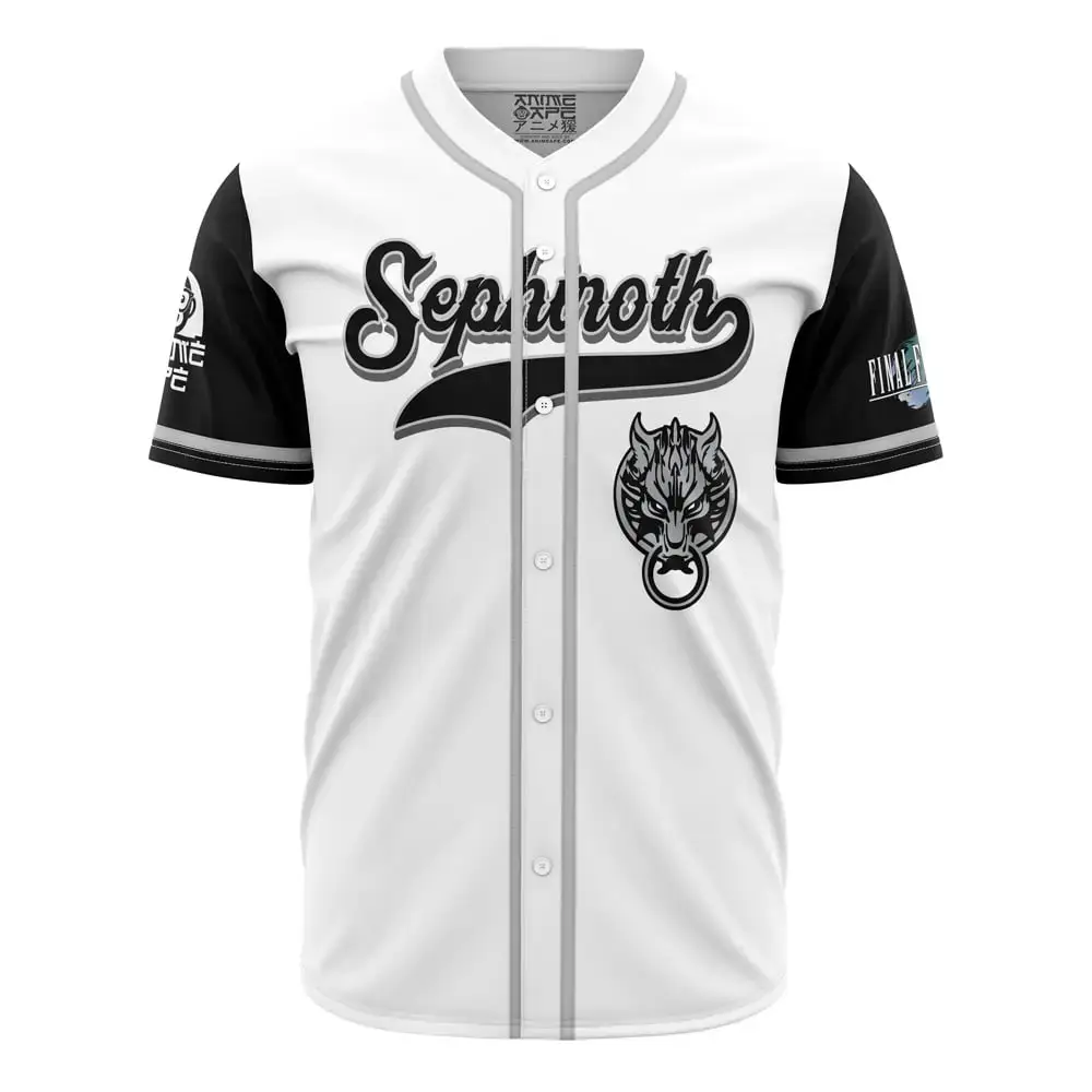 Sephiroth Final Fantasy Baseball Jersey Image