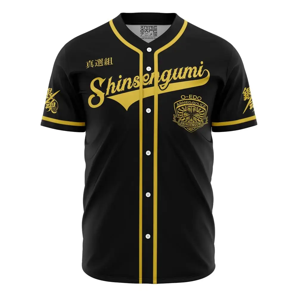 Shinsengumi Gintama Baseball Jersey Image