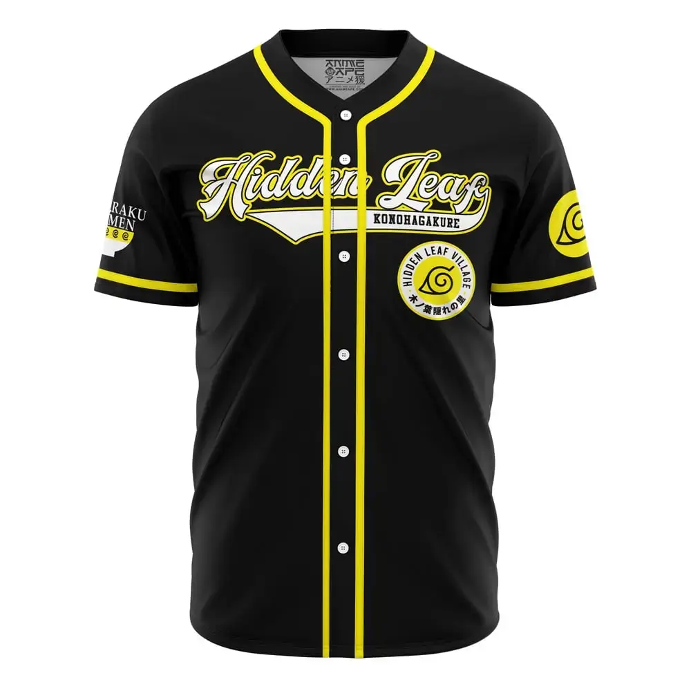 Shippuden Hidden Leaf Uzumaki Shippuden Baseball Jersey Image