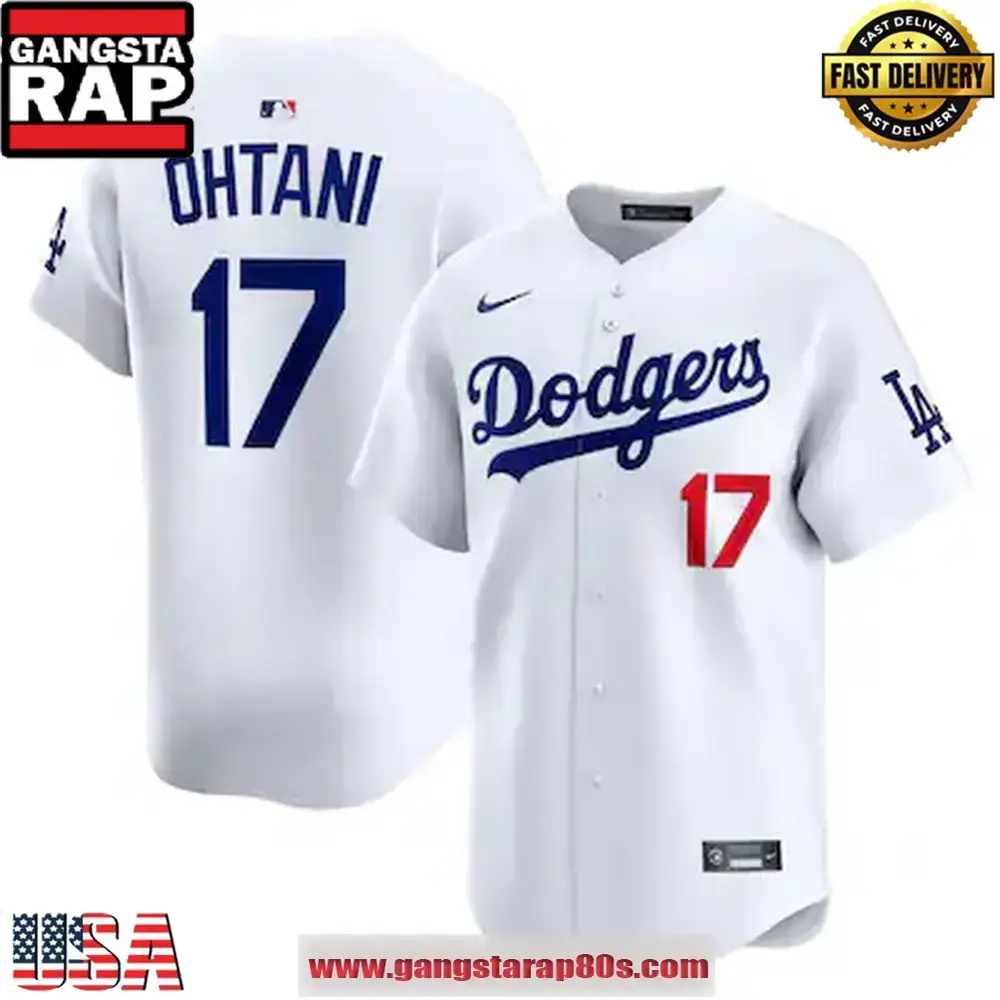 Shohei Ohtani Los Angeles Dodgers Nike Home Limited Player Jersey Shirt - White Image