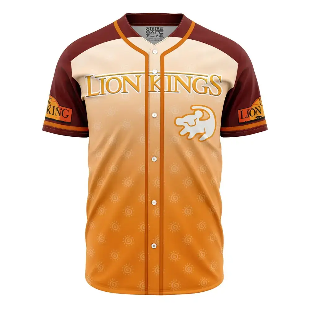 Simba Lion King V1 Baseball Jersey Image