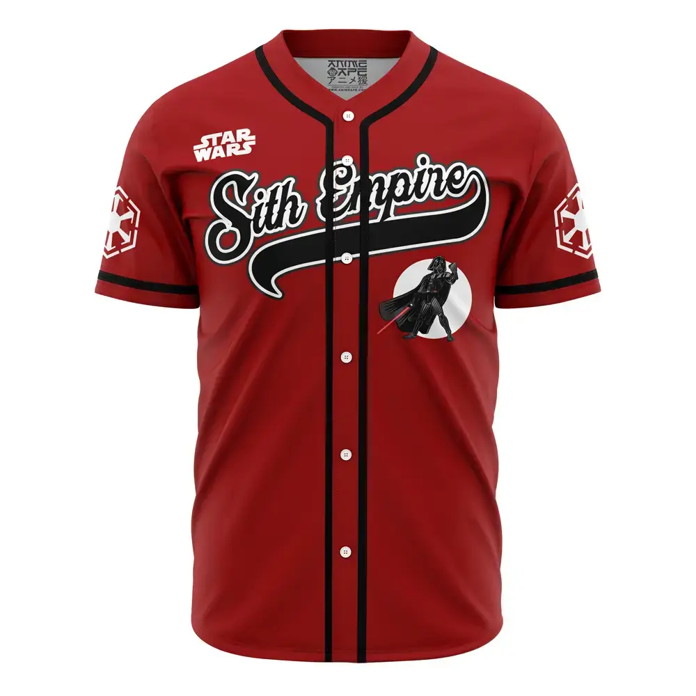 Sith Empire Vader Star Wars Baseball Jersey Image