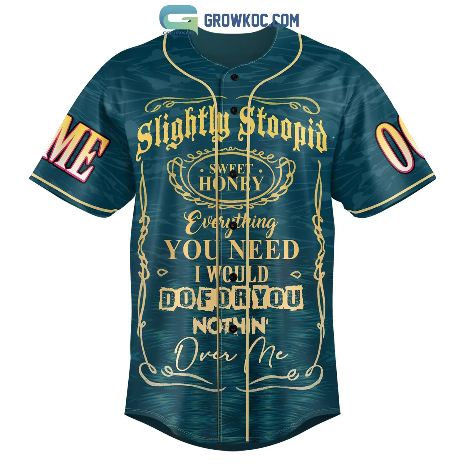 Slightly Stoopid All I Need Is Something To Keep Me Movin On Personalized Baseball Jersey Image