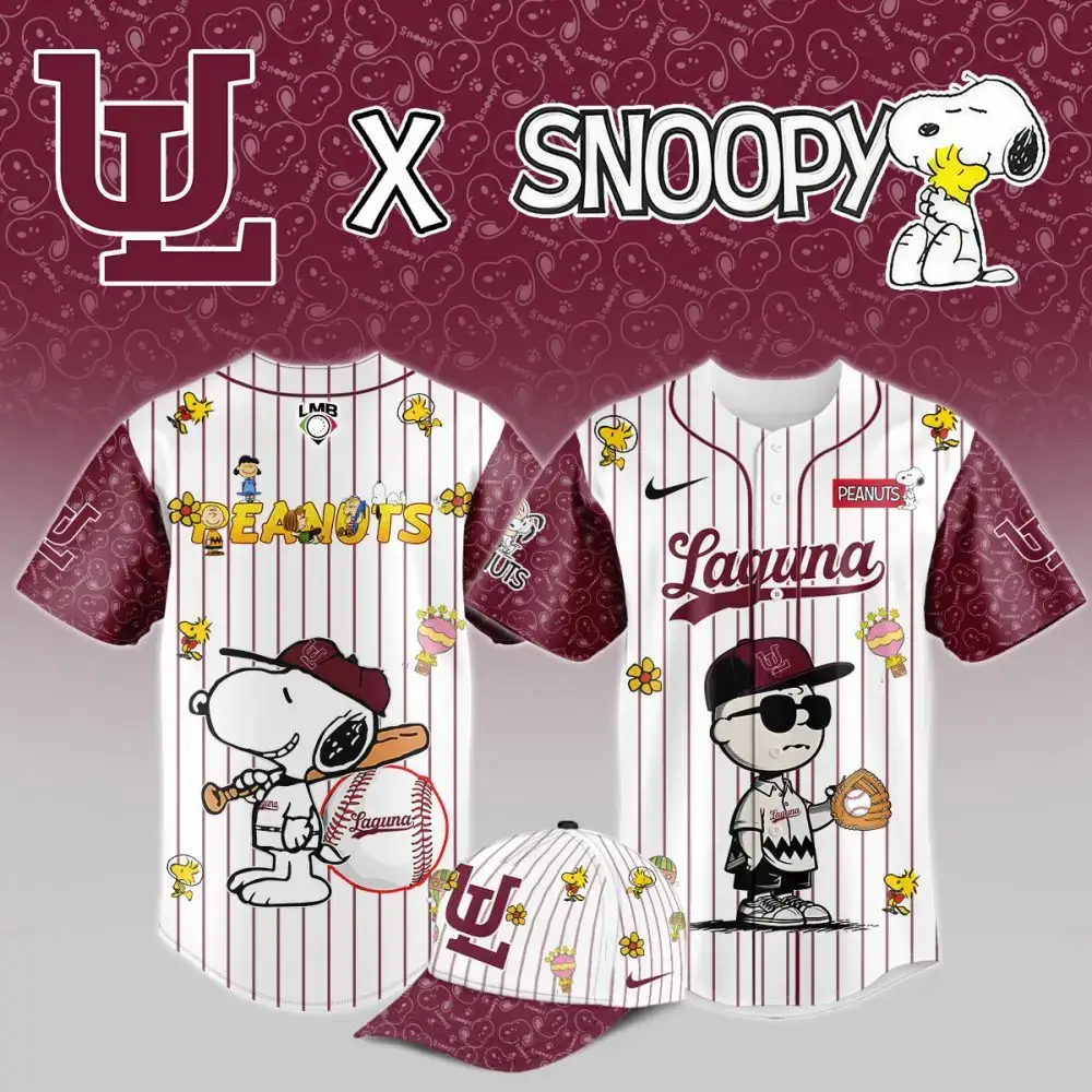 Snoopy Baseball Jersey - Peanuts X Laguna Limited Edition Image