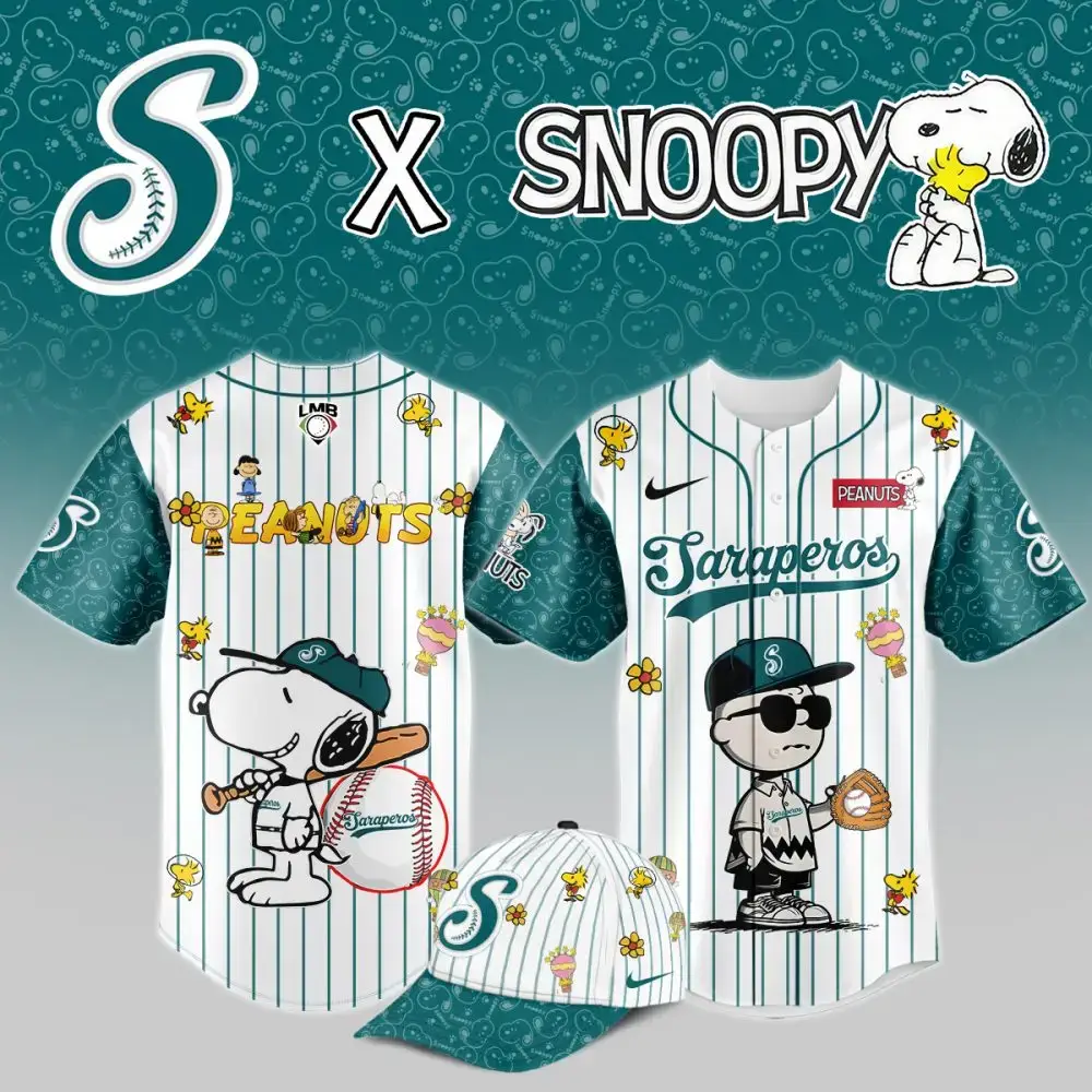 Snoopy X Saraperos Baseball Jersey – Peanuts Fan Collection Image