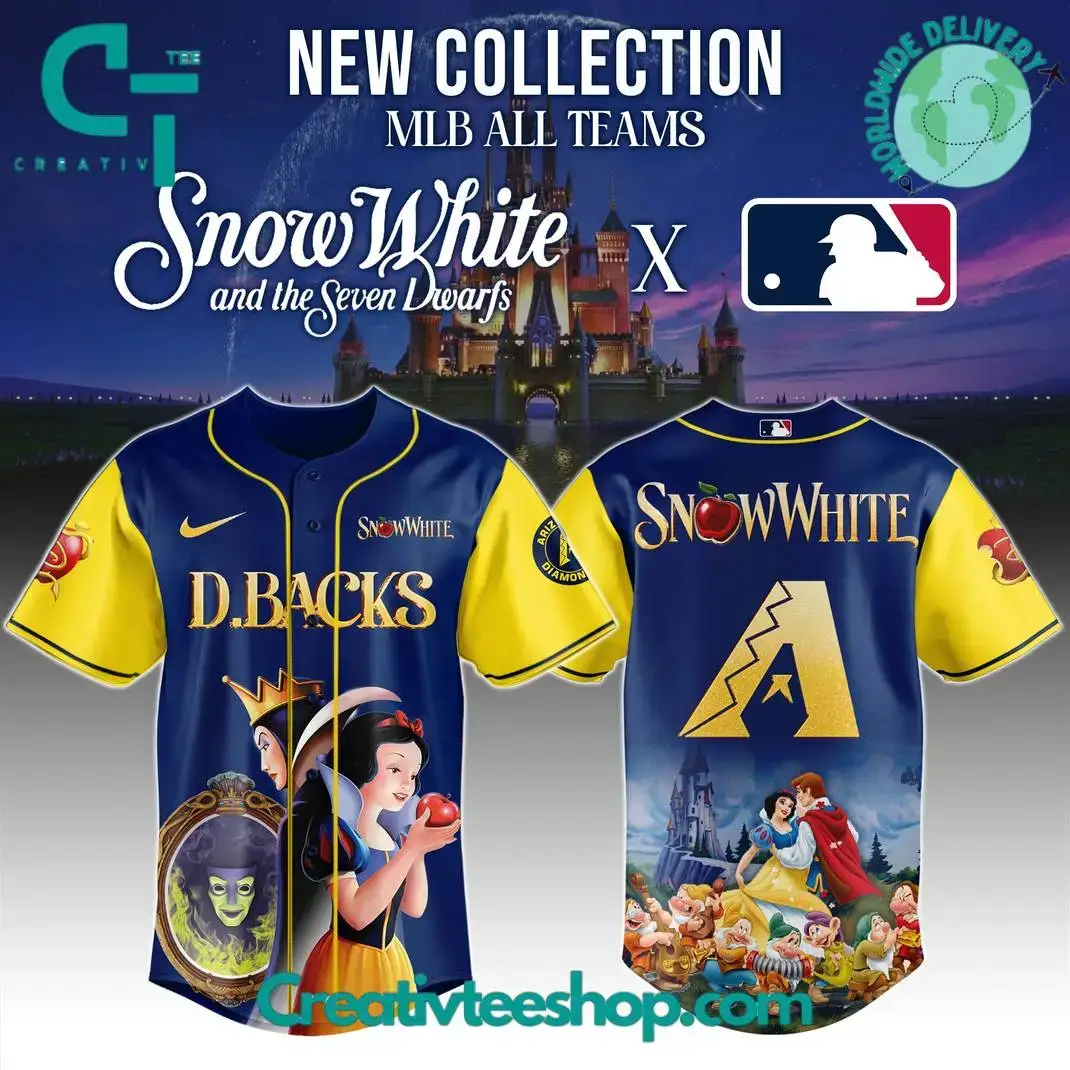 Snow White X Mlb All Teams Special Baseball Jersey Image