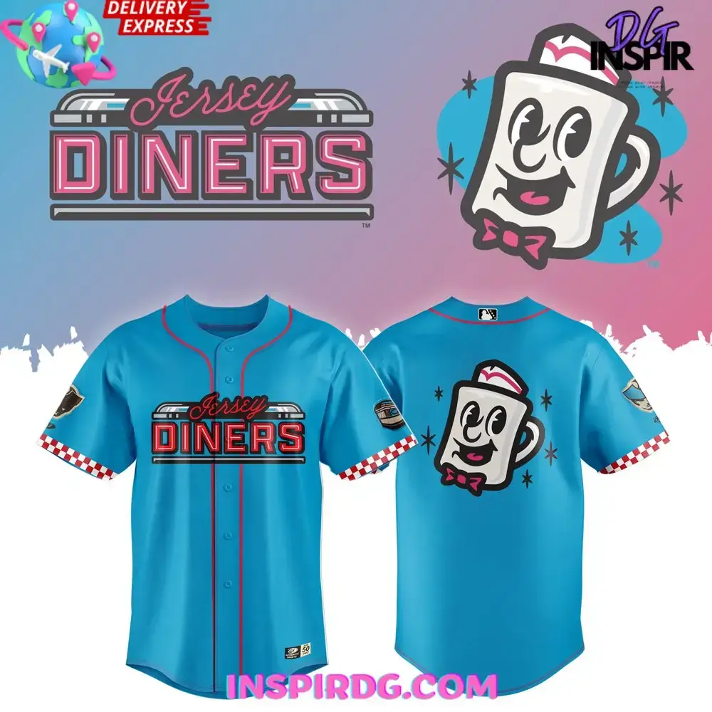 Somerset Patriots Jersey Diners Baseball Jersey Image