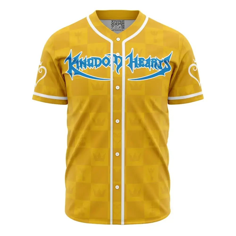 Sora Kingdom Hearts Baseball Jersey Image