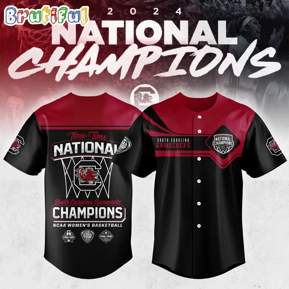 South Carolina Gamecocks 2024 Ncaa Women'S Basketball National Champions Jersey Shirt Image