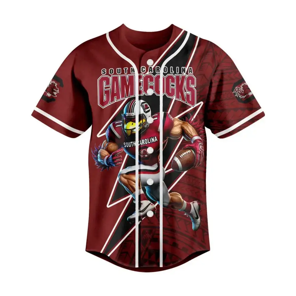 South Carolina Gamecocks Football Jersey - Bold Graphic Design, Perfect For Fans! Image