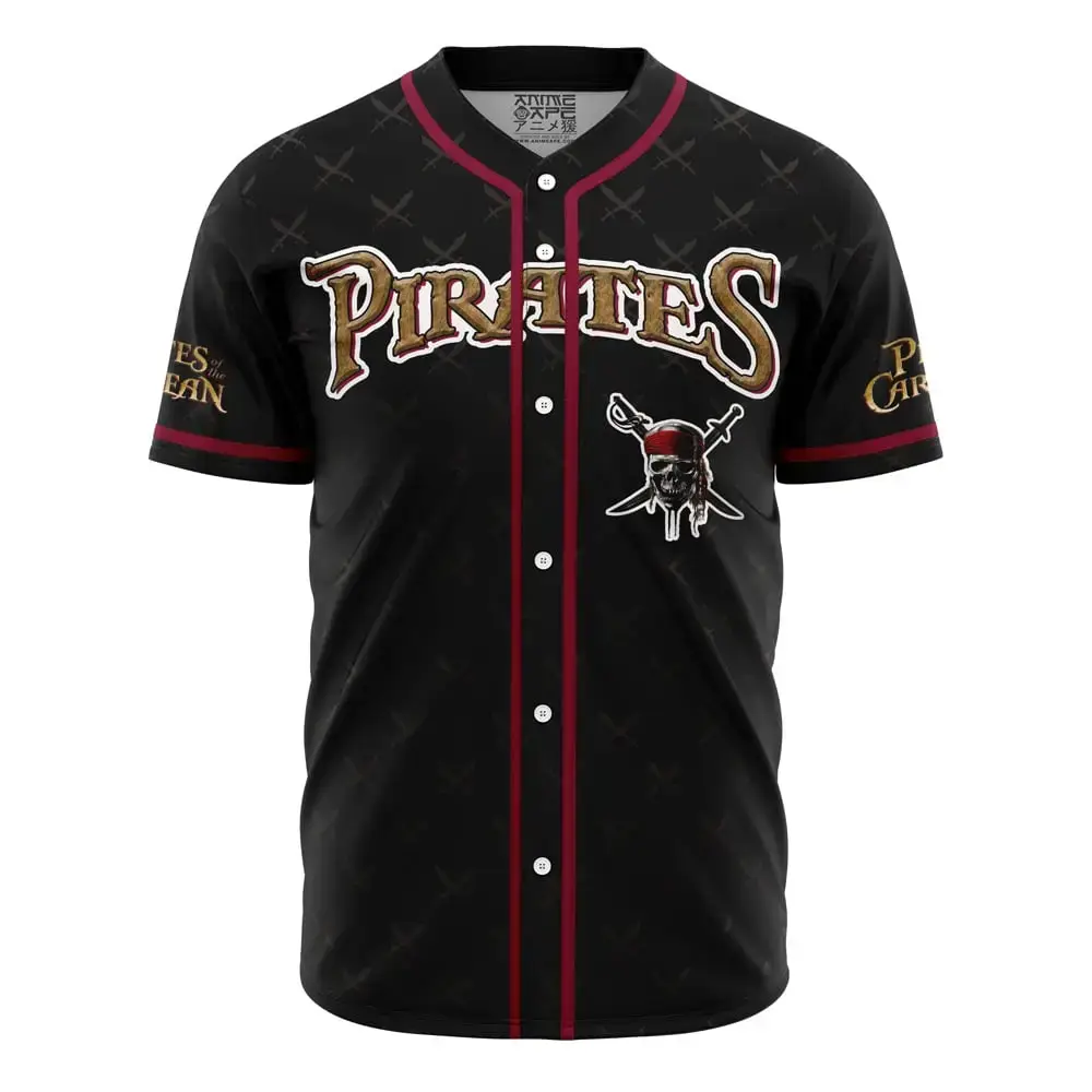 Sparrow Pirates Of The Caribbean V2 Baseball Jersey Image