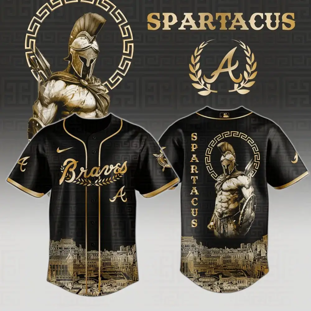 Spartacus Braves Jersey – Ancient Warrior Design, Premium Quality Gear Image