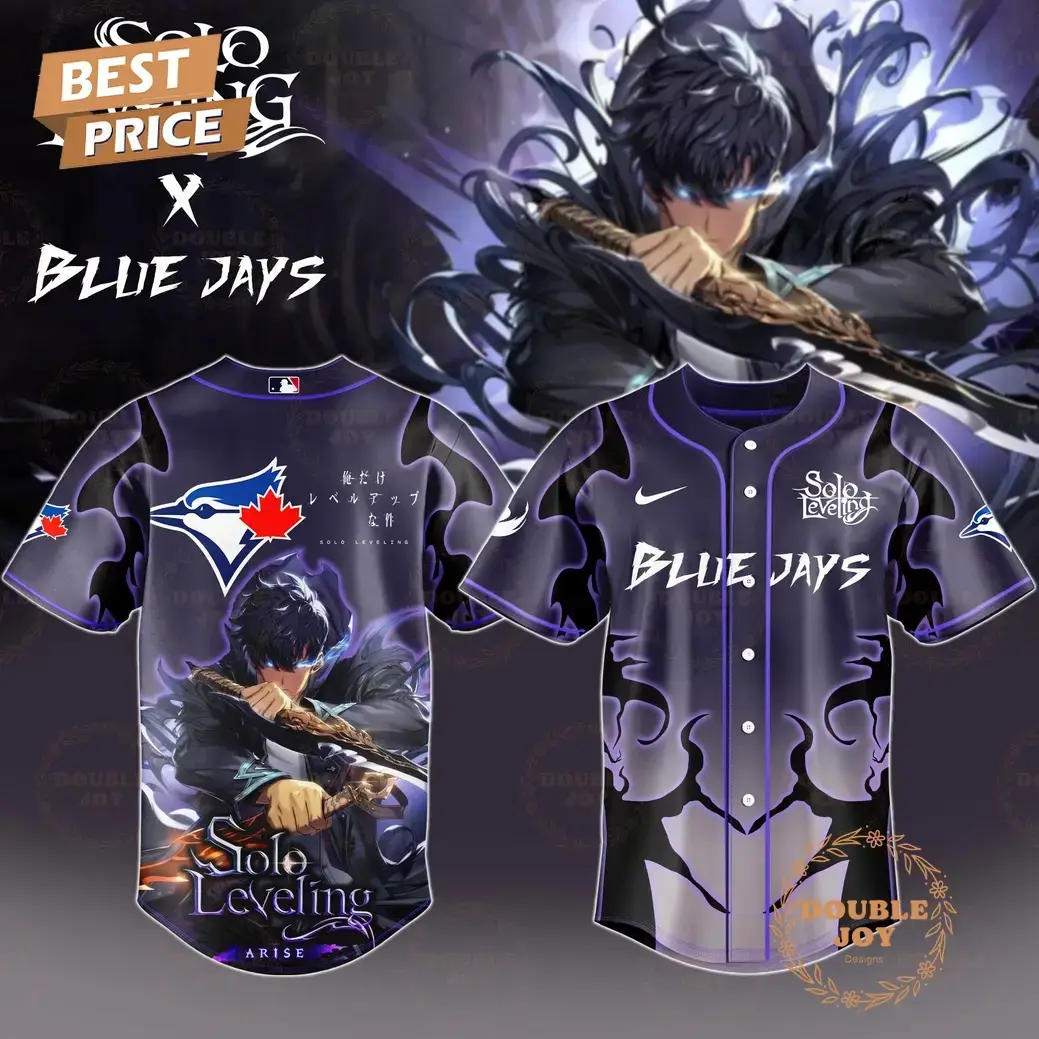Special Edition Toronto Blue Jays x Solo Leveling 2025 Baseball Jersey Image
