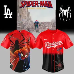 Spider-Man Dodgers Baseball Jersey – Limited Edition Fan Gear Image