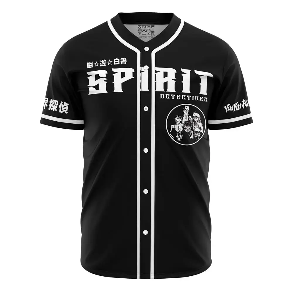 Spirit Detectives Ghost Fighter Baseball Jersey Image