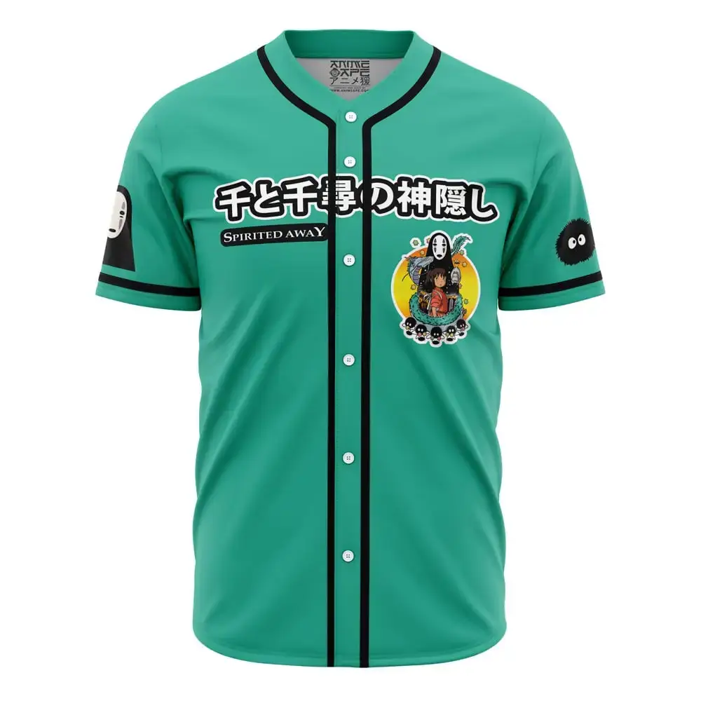 Spirited Away Studio Ghibli Baseball Jersey Image