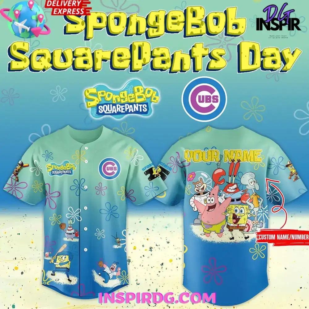 Spongebob 25Th Anniversary Special Baseball Jersey Image