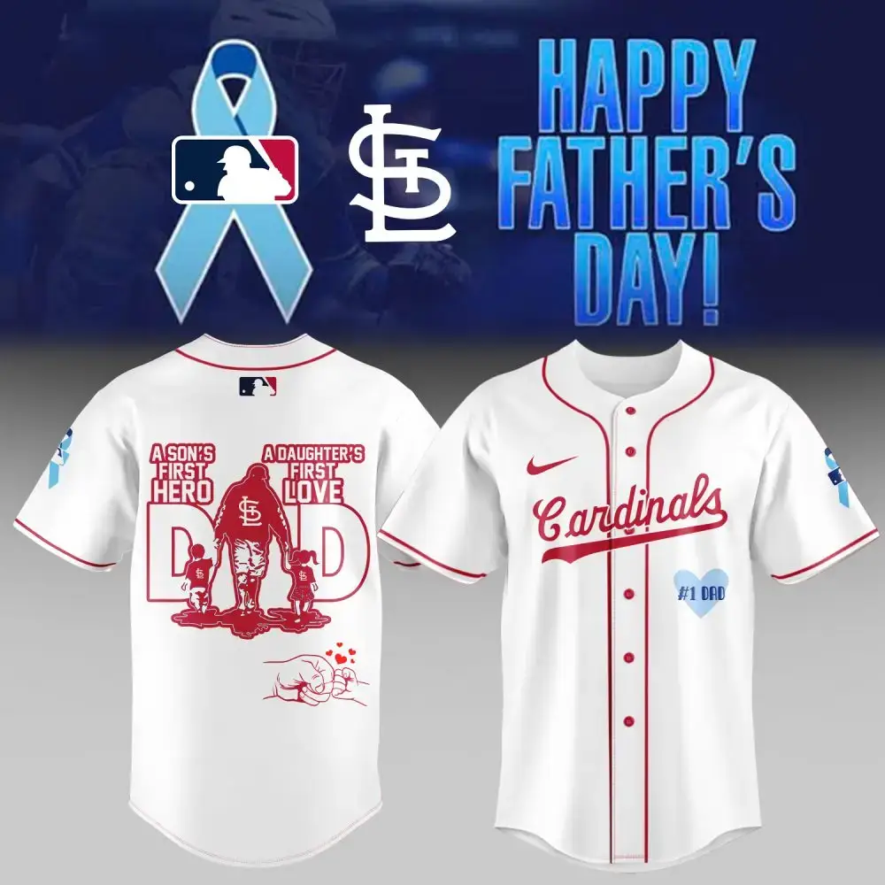 St. Louis Cardinals Father'S Day Jersey - Perfect Gift For Dad! #1 Hero & Love Design Image