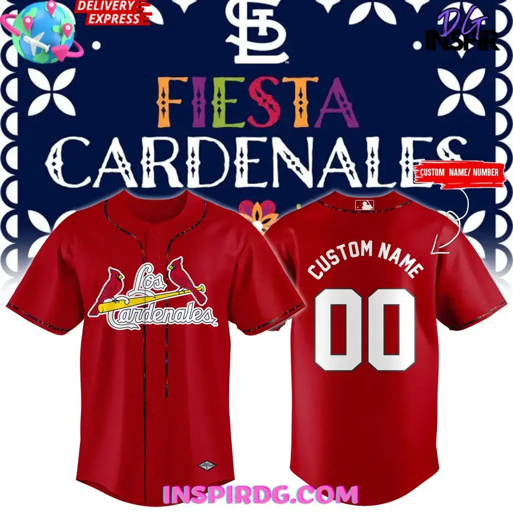 St. Louis Cardinals Fiesta Cardenales Baseball Jersey Image