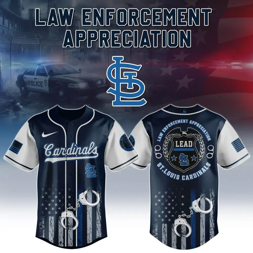 St. Louis Cardinals Law Enforcement Tribute Jersey - Honor & Style Combined Image