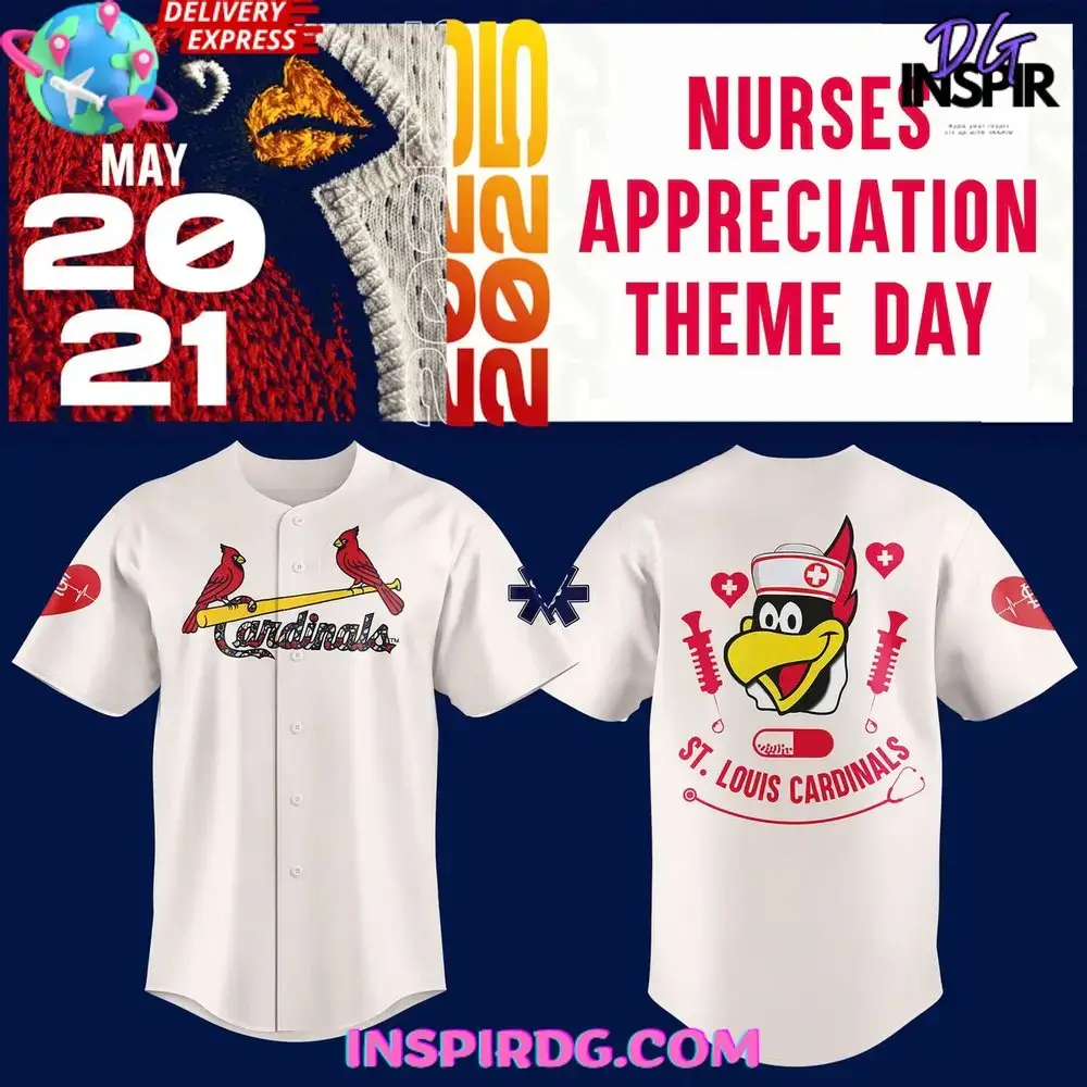 St. Louis Cardinals X Nurse Appreciation 2025 Baseball Jersey Image