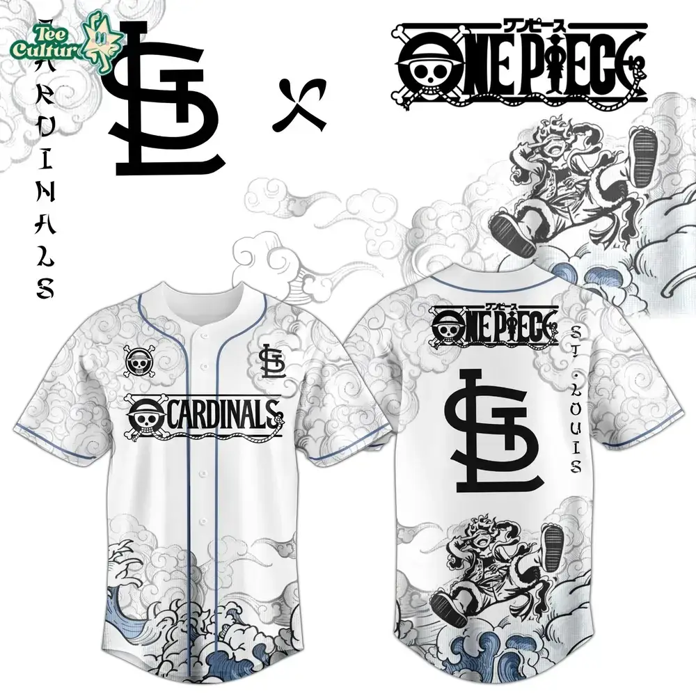 St. Louis Cardinals x One Piece Jersey 2026 Luffy Gear 5 Image