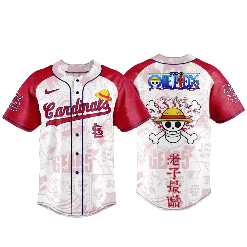 St. Louis Cardinals x One Piece Night 2026 Game Baseball Jersey Image