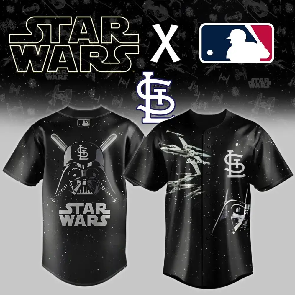 St. Louis Cardinals X Star Wars Custom Baseball Jersey Image