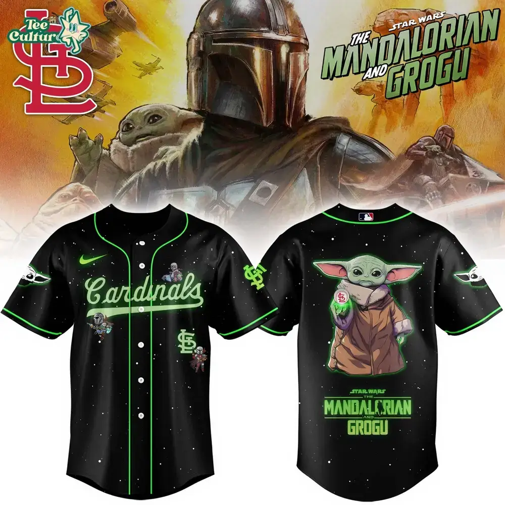 St. Louis Cardinals x The Mandalorian & Grogu Special Baseball Jersey Image