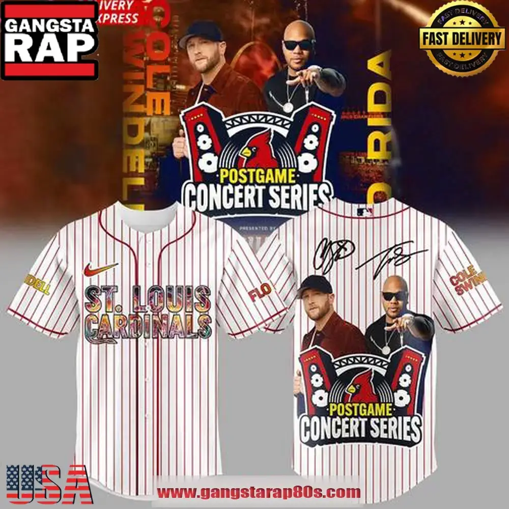 St.Louis Cardinals 2025 Postgame Concert Series Baseball Jersey Shirt Image