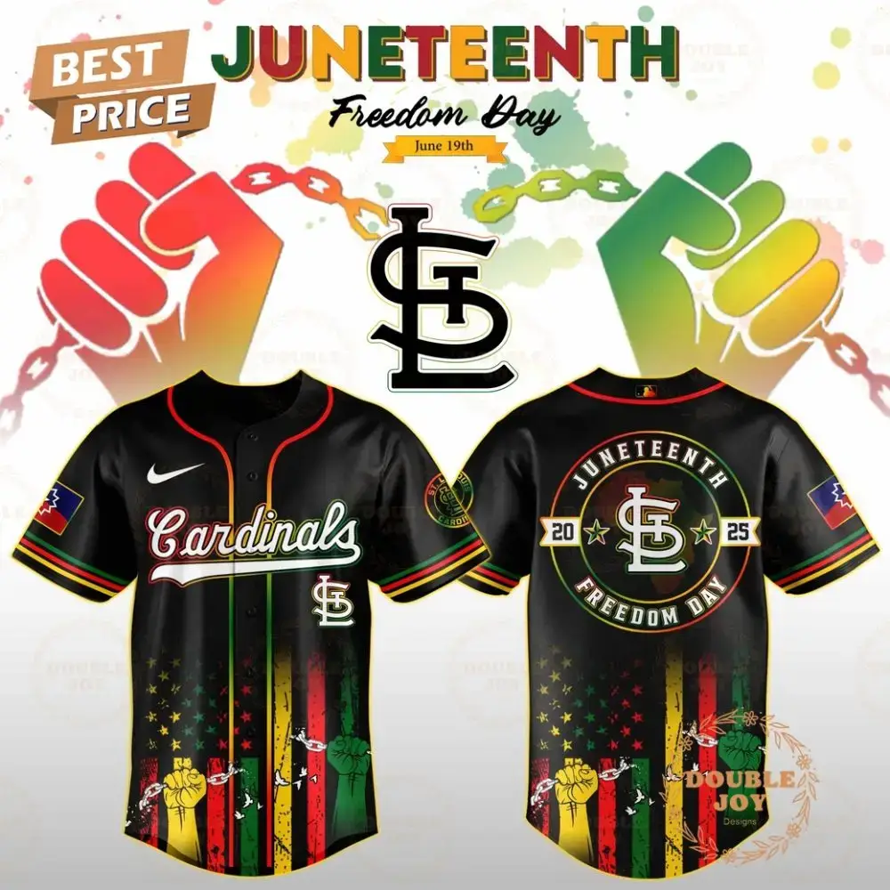 St.Louis Cardinals Juneteenth Freedom Day 2025 Special Edition Baseball Jersey Image